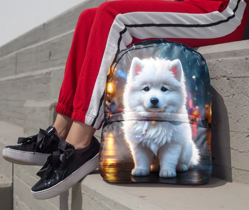 Samoyed Pal The Perfect Dog Minimalist Backpack 1