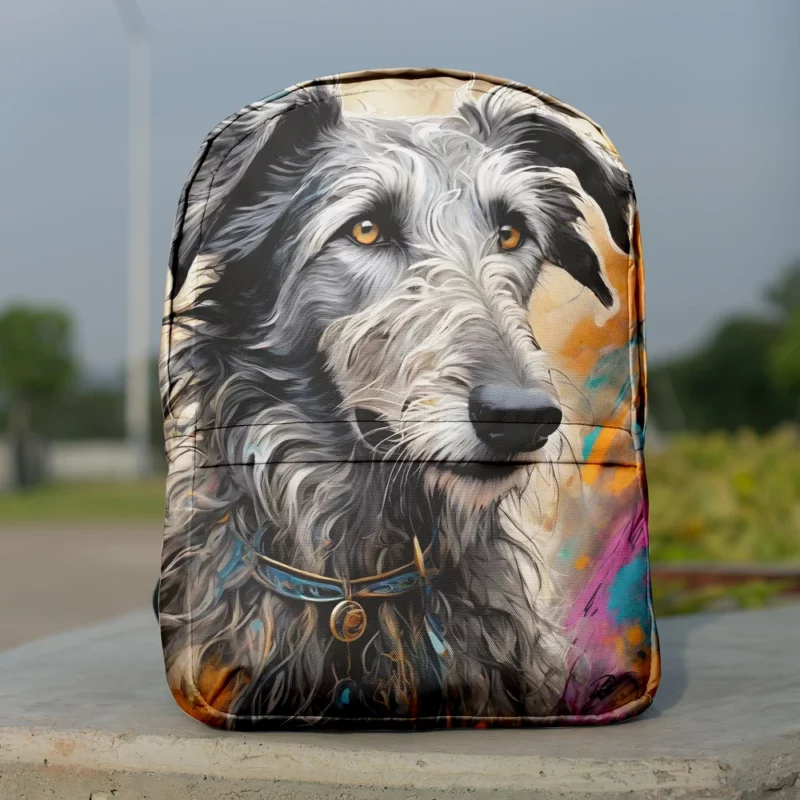 Scottish Deerhound Beauty Loyal Dog Minimalist Backpack