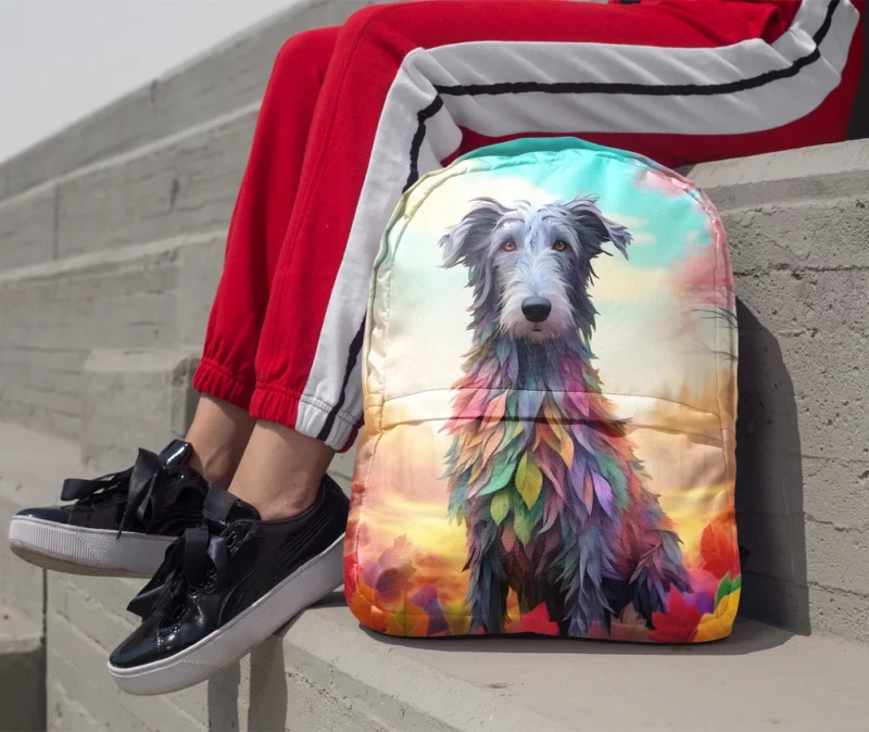 Scottish Deerhound Majestic Hound Dog Minimalist Backpack 1