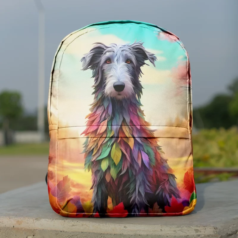 Scottish Deerhound Majestic Hound Dog Minimalist Backpack