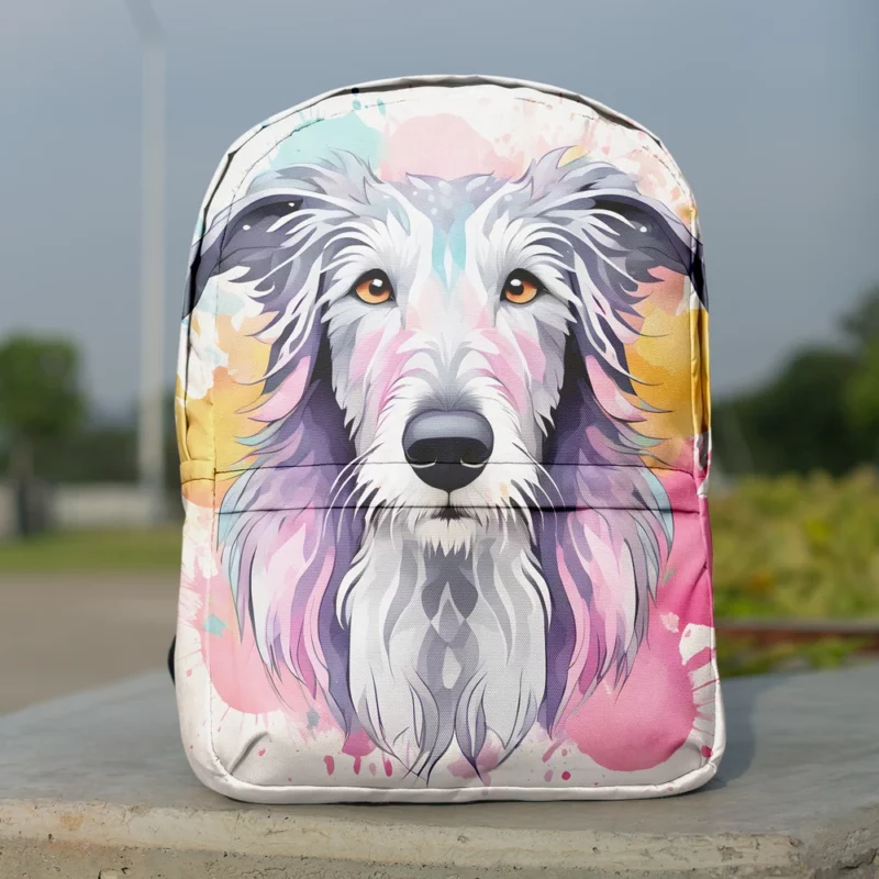 Scottish Deerhound Pal Loyal Companion Minimalist Backpack