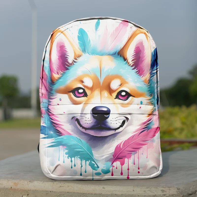 Shiba Inu Pal The Perfect Dog Minimalist Backpack