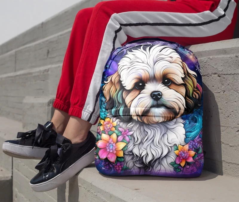 Shih-Poo Delight The Perfect Companion Minimalist Backpack 1