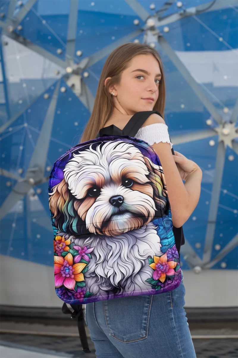 Shih-Poo Delight The Perfect Companion Minimalist Backpack 2