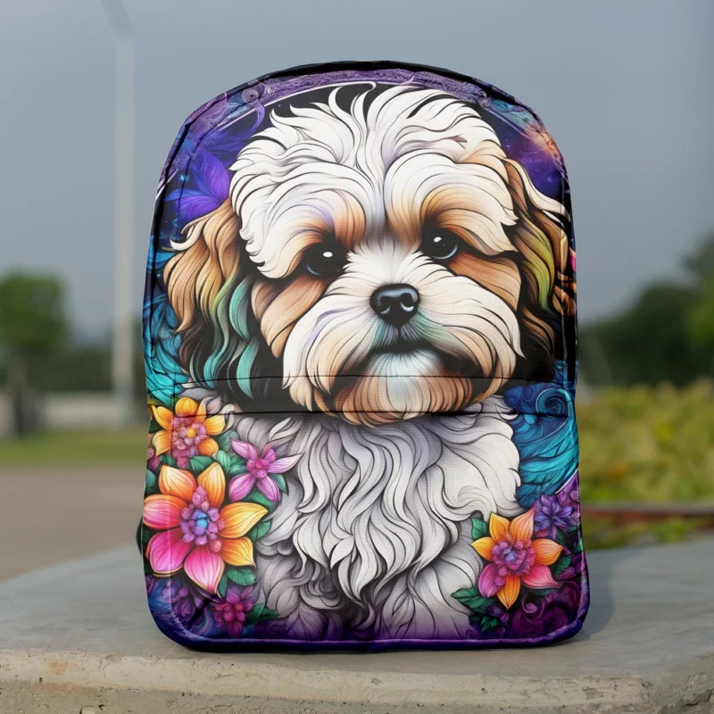 Shih-Poo Delight The Perfect Companion Minimalist Backpack