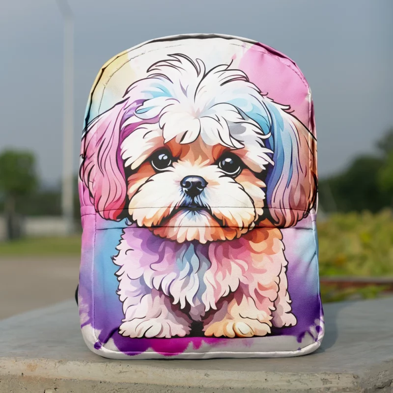 Shih-Poo Pal The Perfect Dog Minimalist Backpack