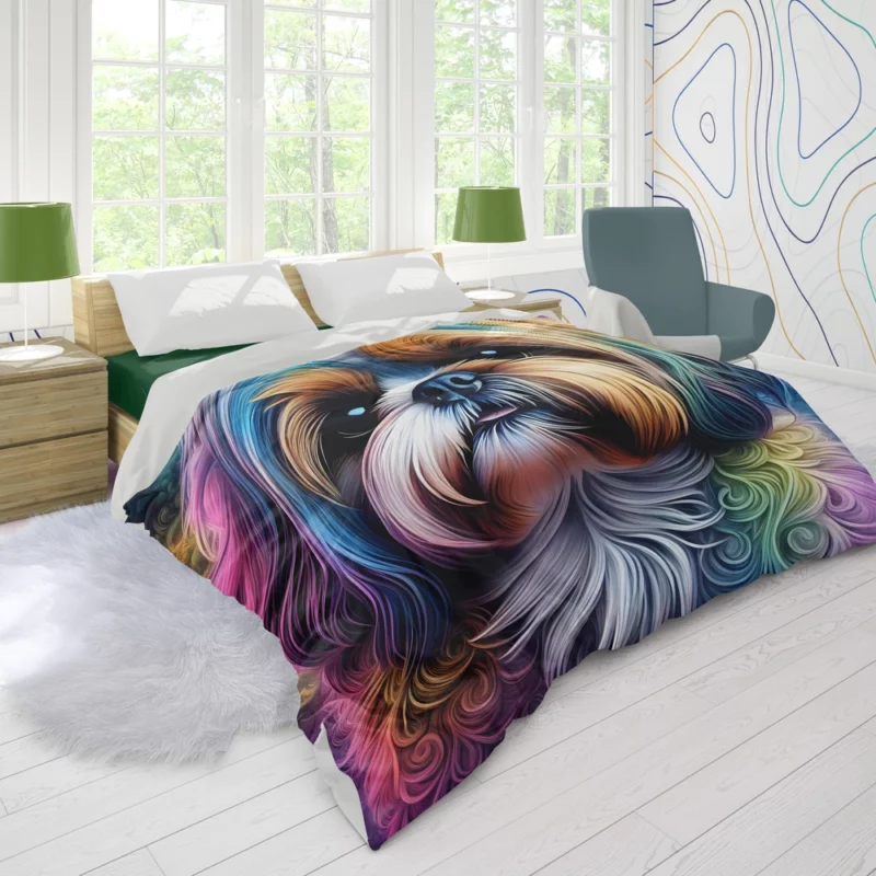 Shih Tzu Beauty Elegant Companion Duvet Cover