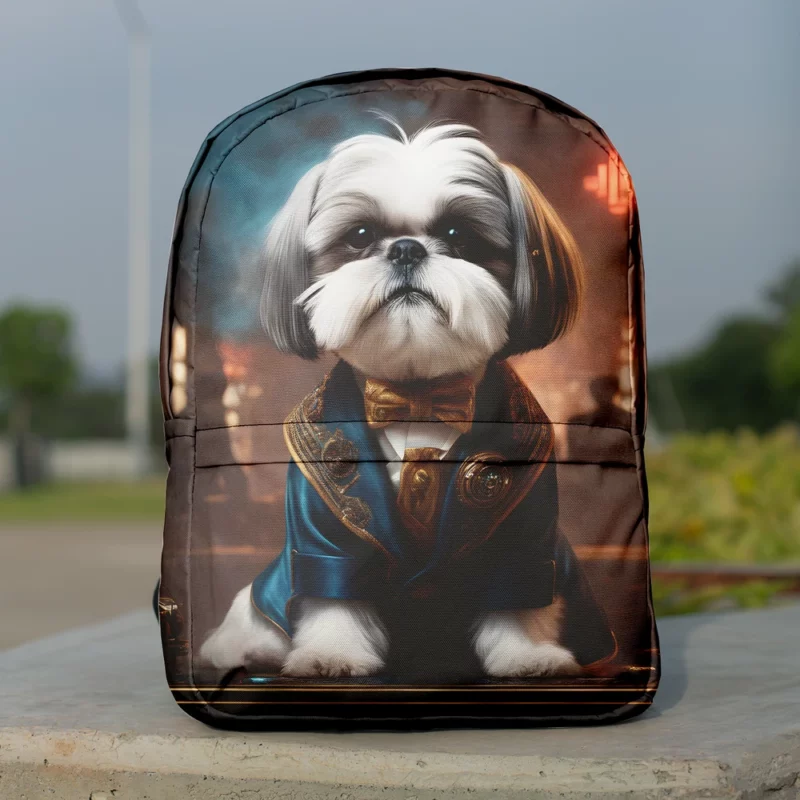 Shih Tzu Joy Playful Companion Minimalist Backpack