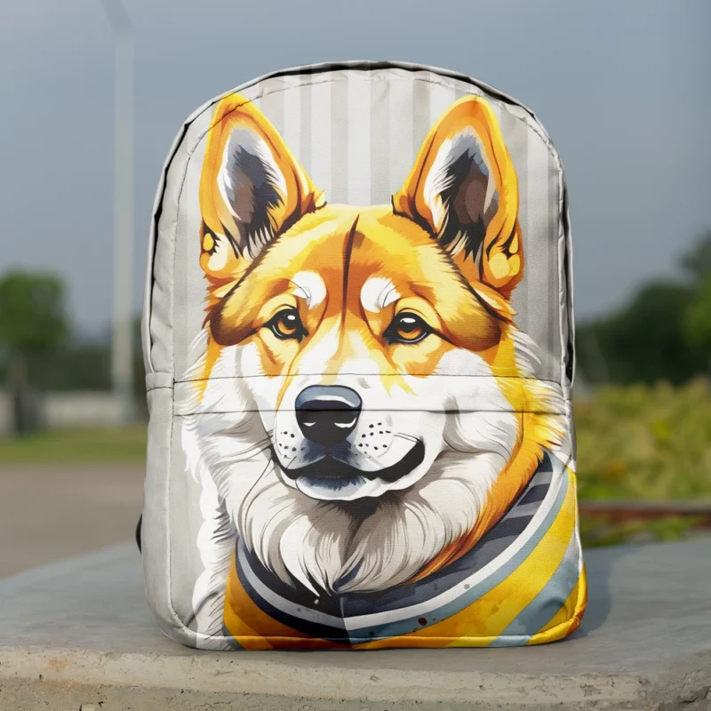 Shikoku Beauty Elegant Dog Minimalist Backpack