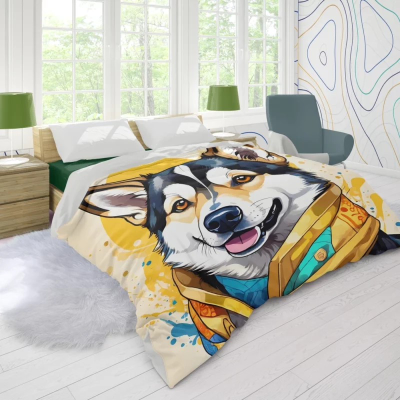 Shikoku Joy Playful Companion Duvet Cover