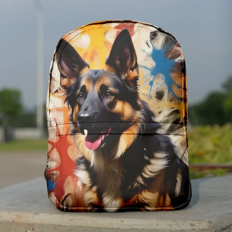 Shollie Collie Shepherd Beauty Gentle Dog Minimalist Backpack