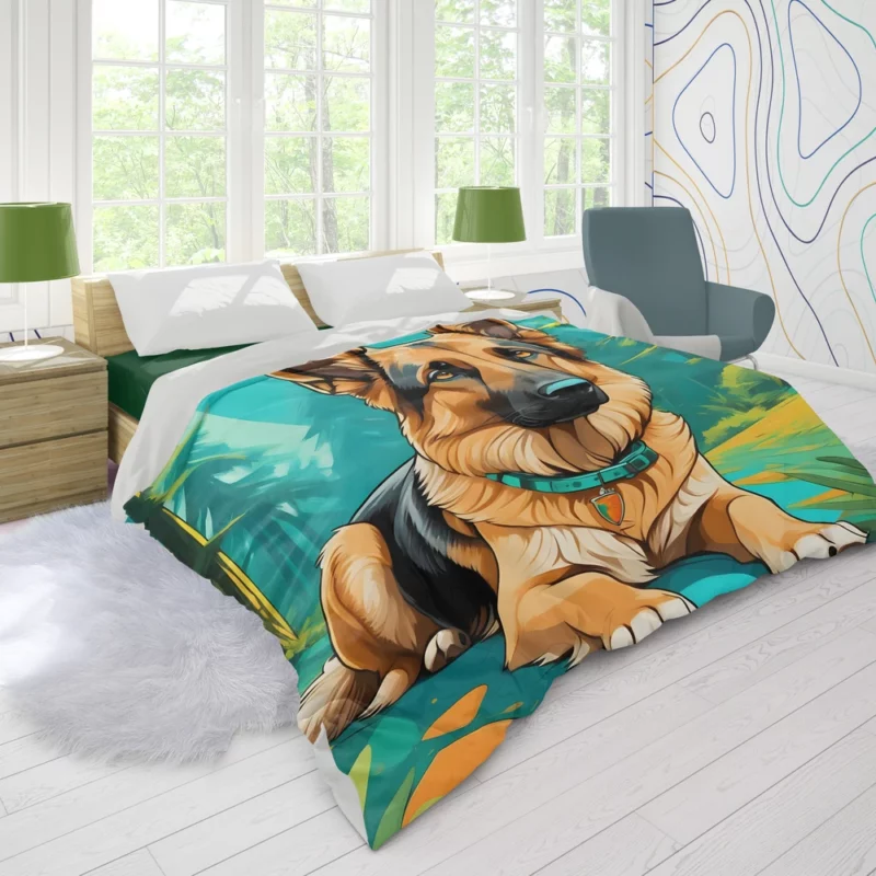 Shollie Joy Playful Canine Mix Duvet Cover