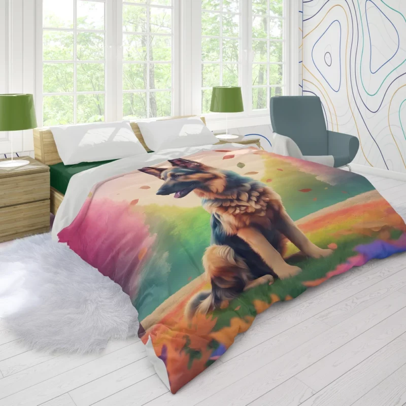 Shollie Mix Intelligent Canine Companion Duvet Cover