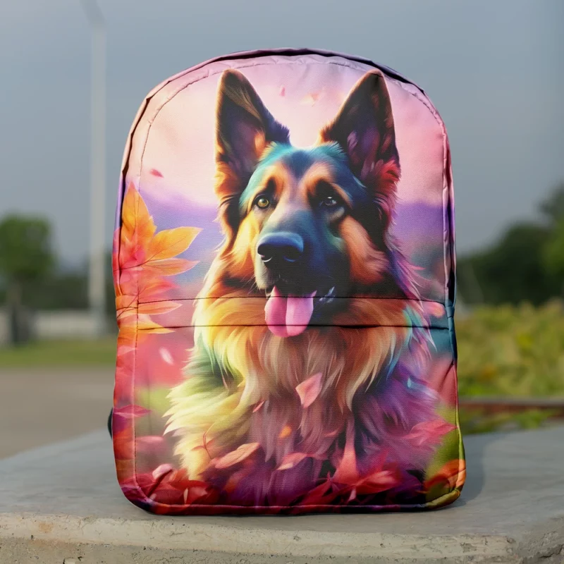 Shollie Shepherd Mix Devoted Dog Minimalist Backpack