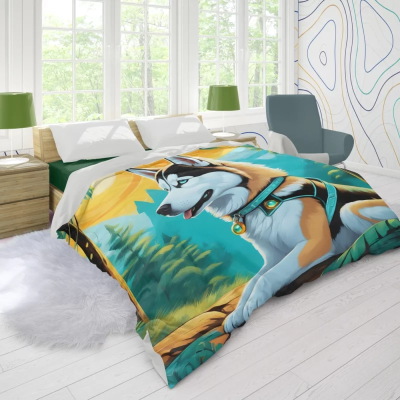 Siberian Husky Pal The Perfect Dog Duvet Cover