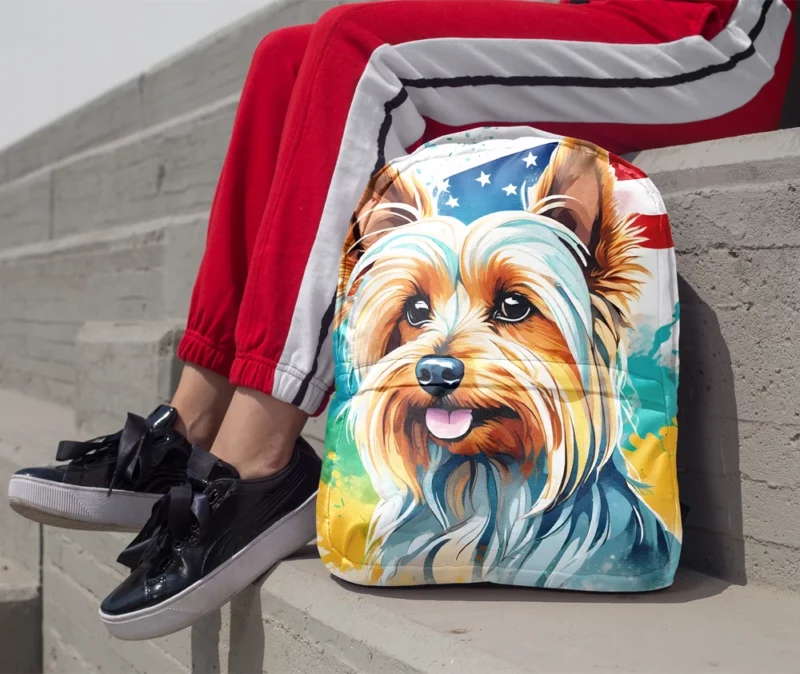 Silky Terrier Beauty Elegant Dog Minimalist Backpack 1