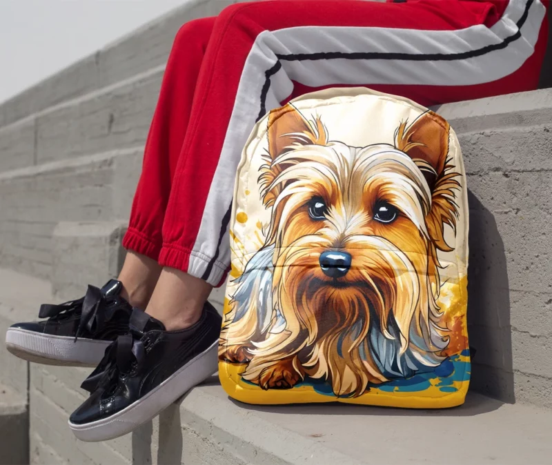 Silky Terrier Delight The Perfect Dog Minimalist Backpack 1