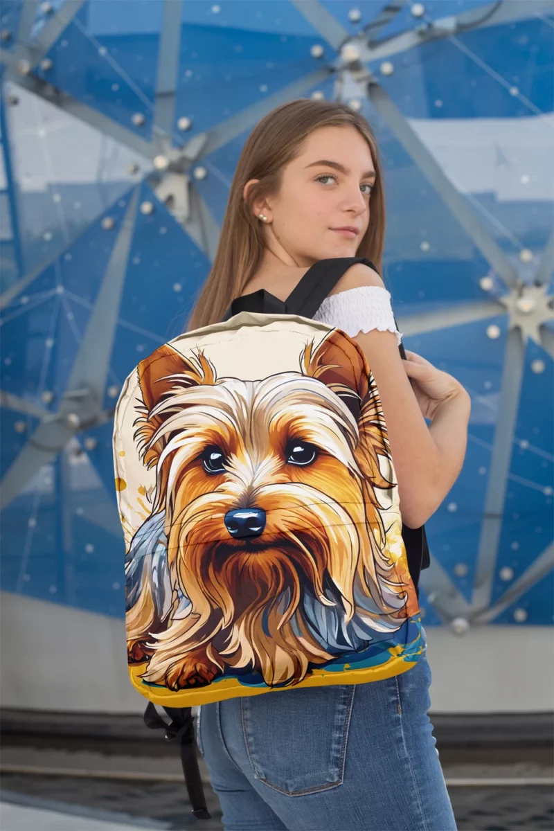 Silky Terrier Delight The Perfect Dog Minimalist Backpack 2