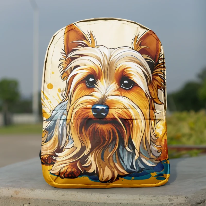 Silky Terrier Delight The Perfect Dog Minimalist Backpack