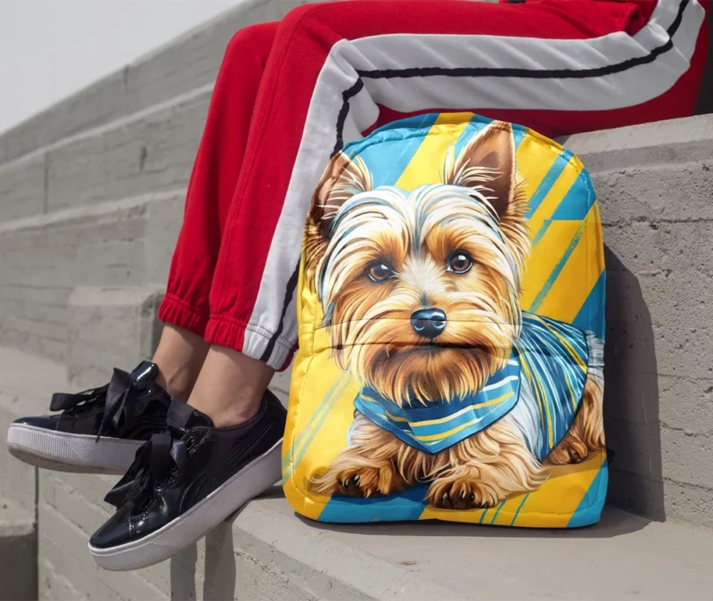 Silky Terrier Pal The Perfect Dog Minimalist Backpack 1