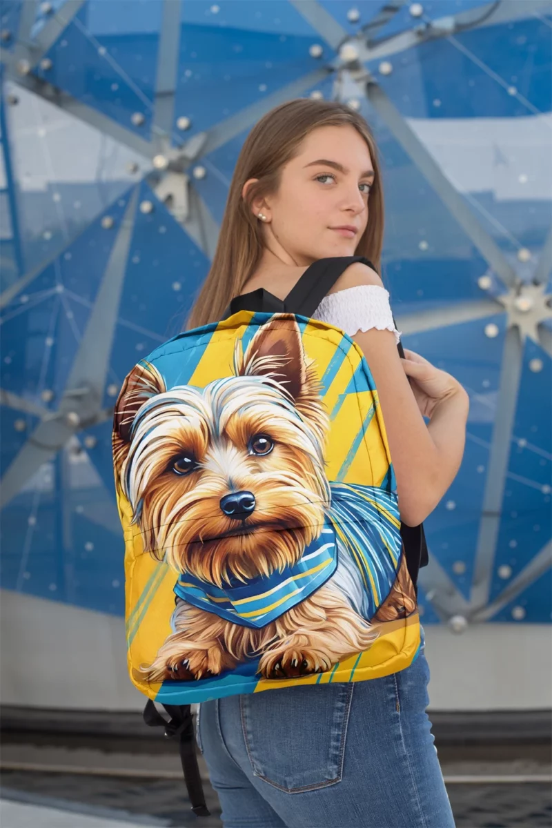 Silky Terrier Pal The Perfect Dog Minimalist Backpack 2