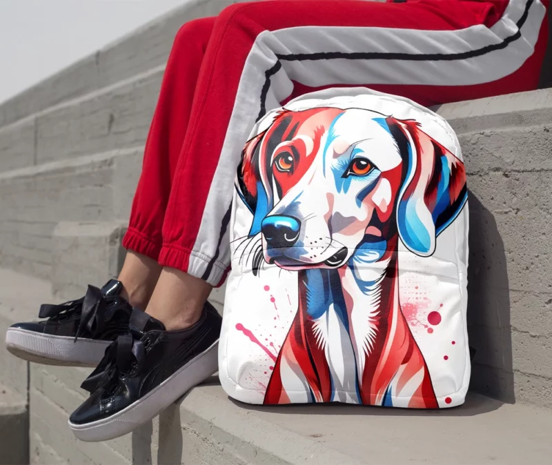 Sloughi Splendor Elegant Dog Minimalist Backpack 1