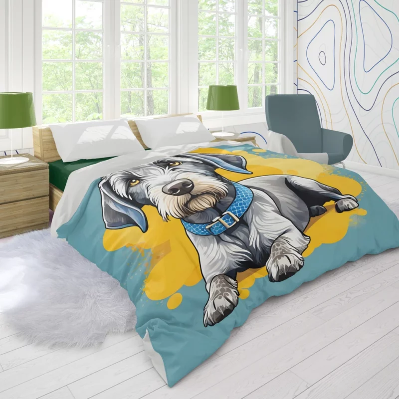 Slovakian Wirehaired Pointer Companion Dog Duvet Cover