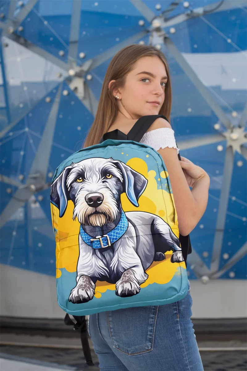 Slovakian Wirehaired Pointer Companion Dog Minimalist Backpack 2