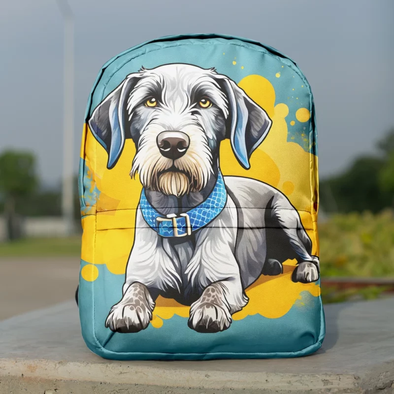 Slovakian Wirehaired Pointer Companion Dog Minimalist Backpack