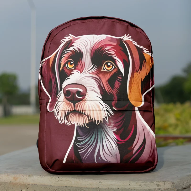 Slovakian Wirehaired Pointer Delight Dog Minimalist Backpack