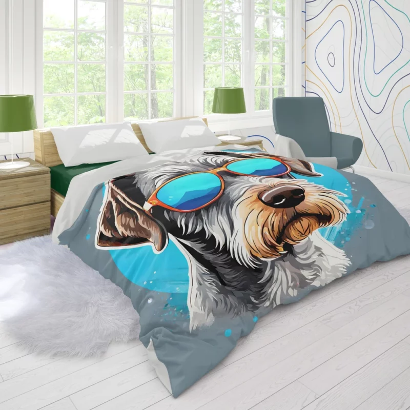 Slovakian Wirehaired Pointer Majesty Dog Duvet Cover