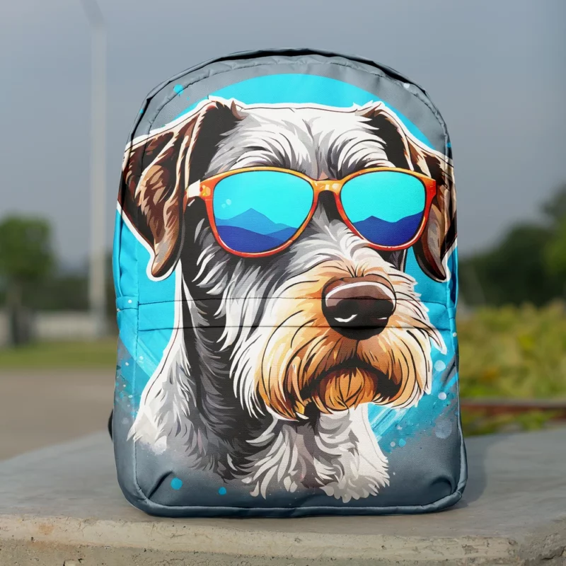 Slovakian Wirehaired Pointer Majesty Dog Minimalist Backpack