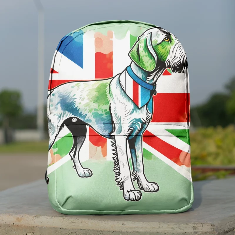 Slovakian Wirehaired Pointer Perfection Devoted Dog Minimalist Backpack