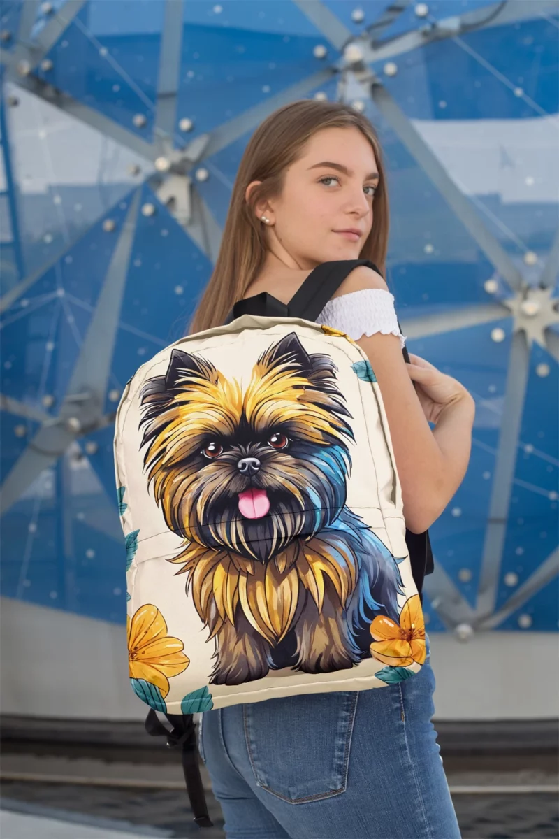 Small Wonder Dog Affenpinscher Amazement Minimalist Backpack 2