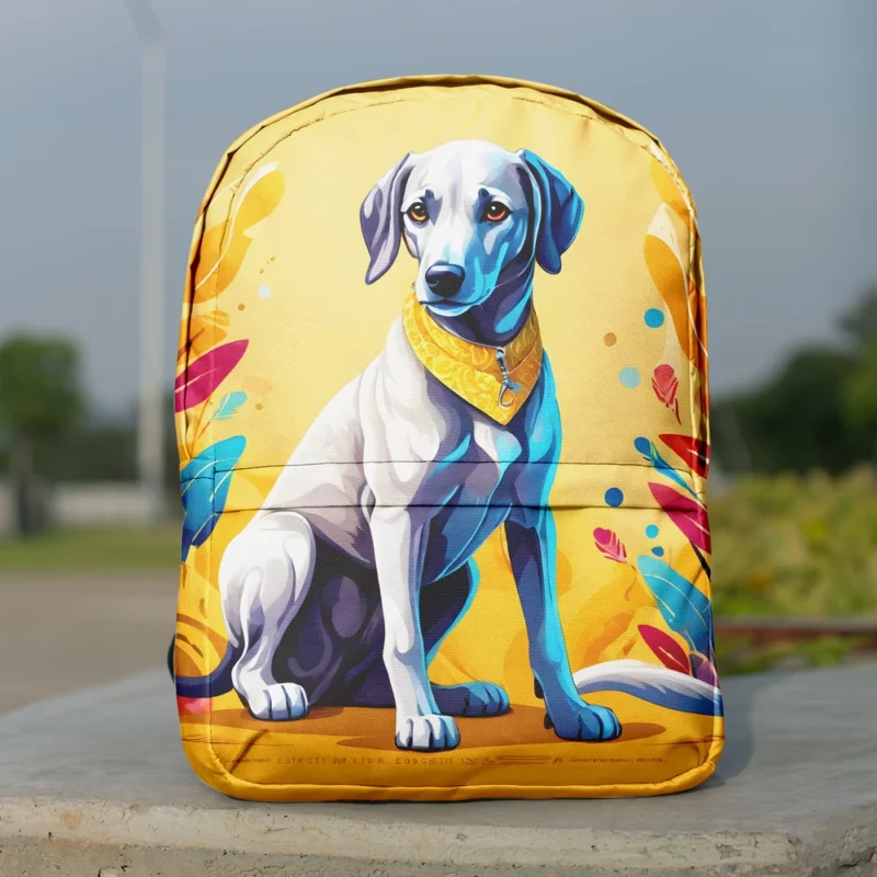 Smart and Loyal Sloughi Dog Minimalist Backpack