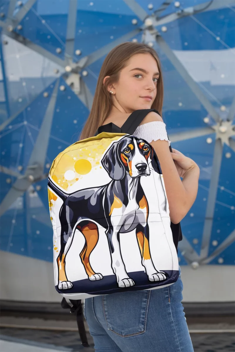 Smart and Loyal Walker Treeing Walker Coonhound Minimalist Backpack 2