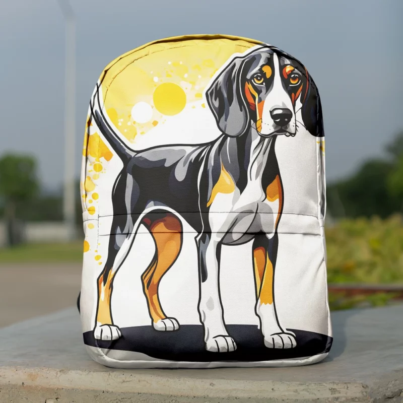 Smart and Loyal Walker Treeing Walker Coonhound Minimalist Backpack