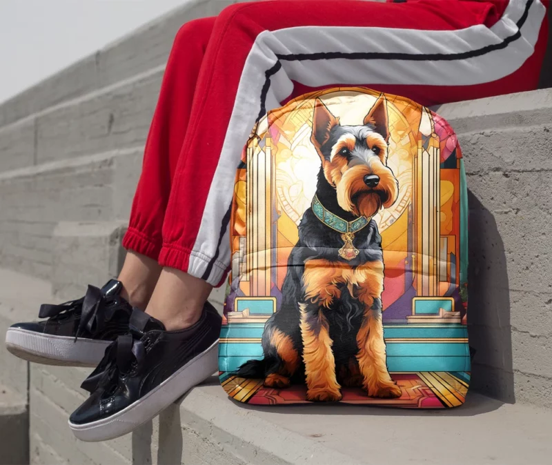 Smart and Loyal Welsh Terrier Minimalist Backpack 1