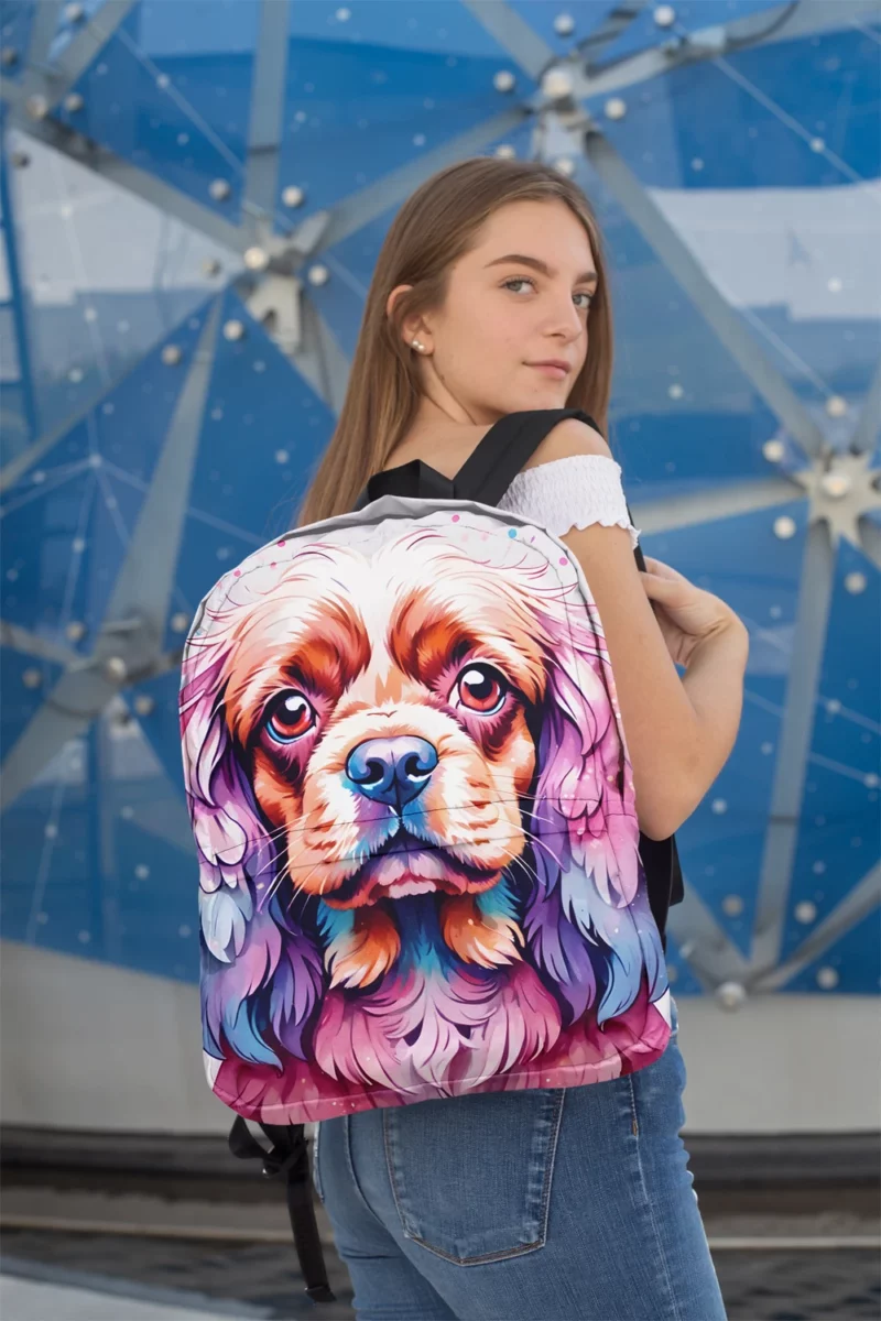 Spaniel Majesty Sussex Dog Minimalist Backpack 2