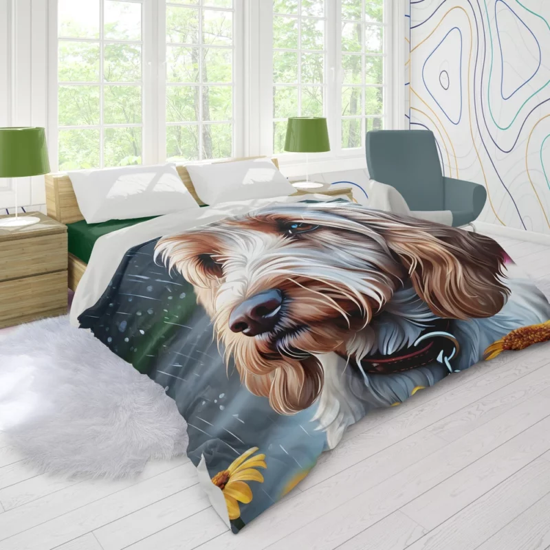 Spinone Pal Loyal Italiano Dog Duvet Cover