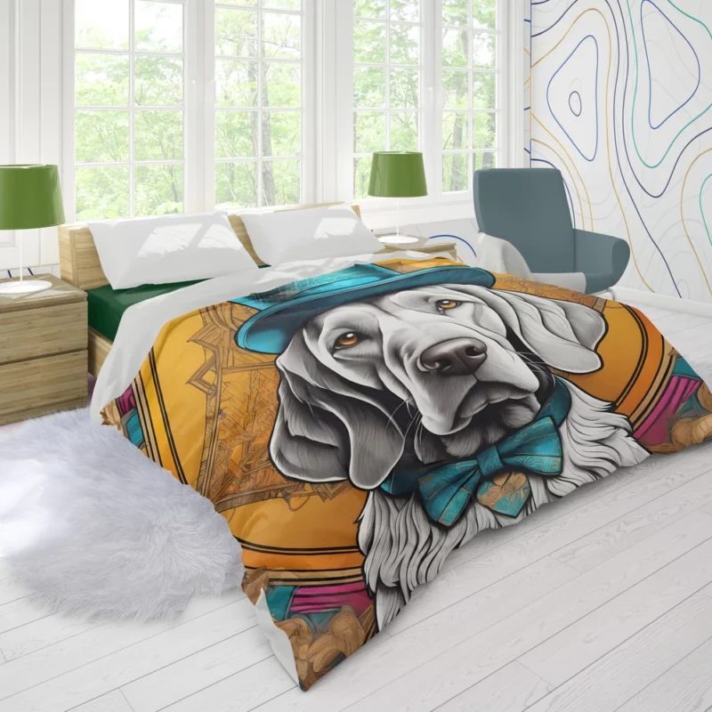 Spinone Perfection Devoted Italiano Duvet Cover