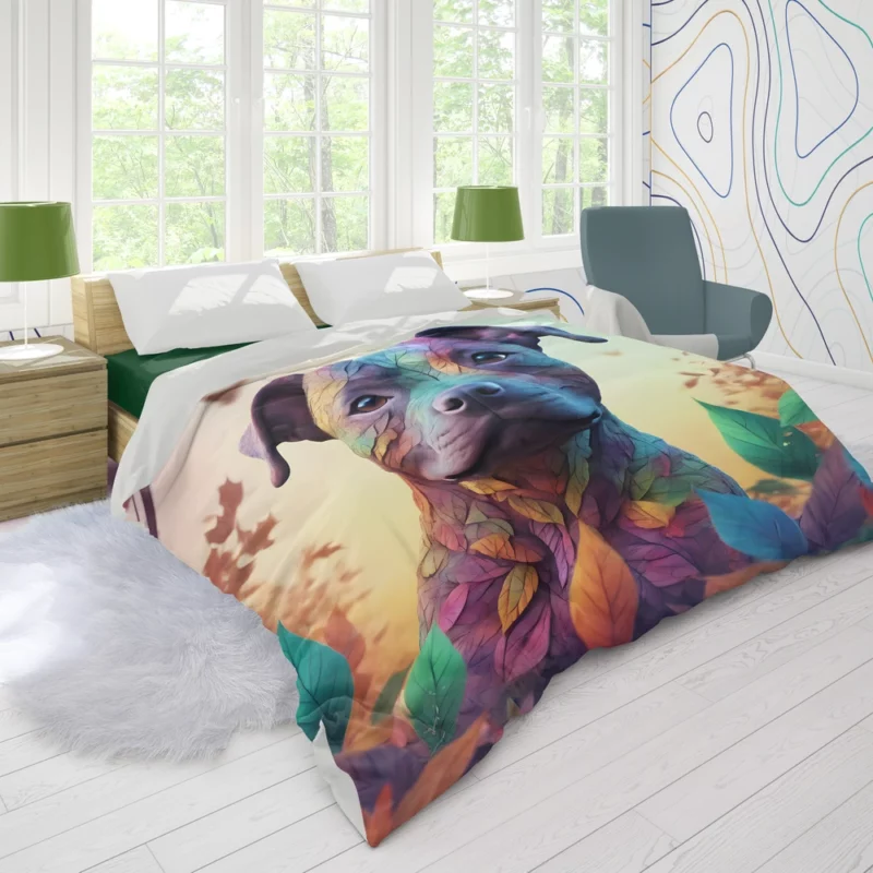 Staffordshire Bull Terrier Strong Companion Dog Duvet Cover