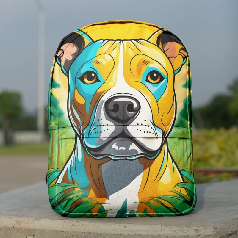 Staffordshire Bull Terrier Wonder Dog Minimalist Backpack