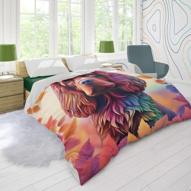 Sussex Spaniel Gentle and Loyal Companion Duvet Cover