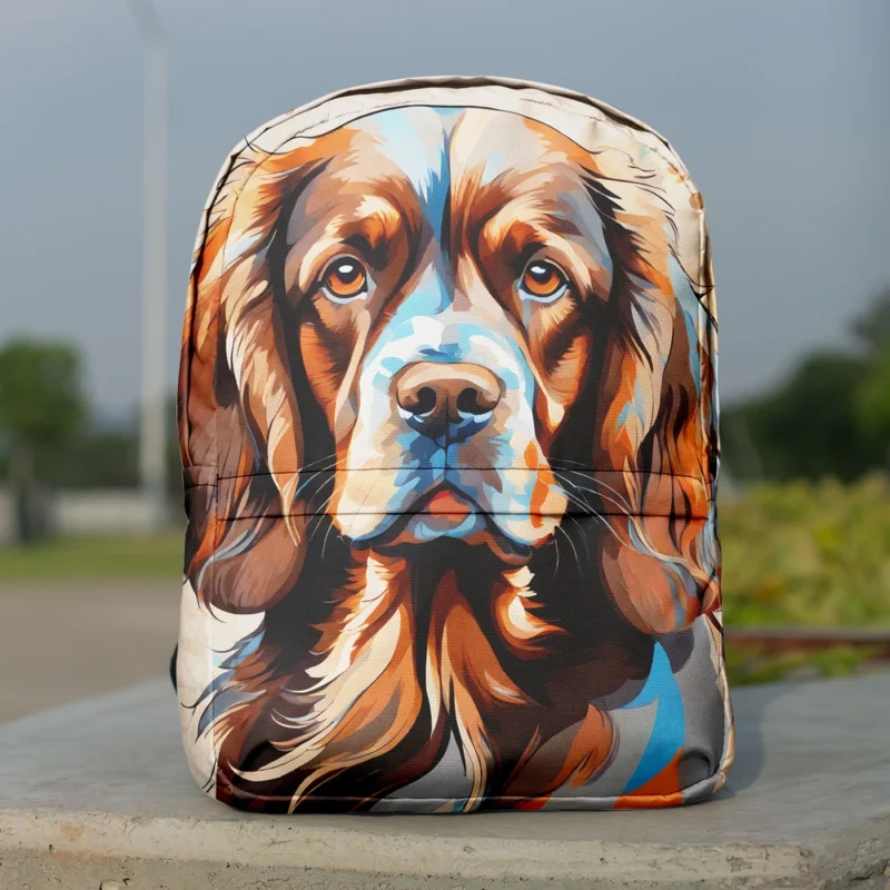 Sussex Spaniel Perfection Devoted Dog Minimalist Backpack