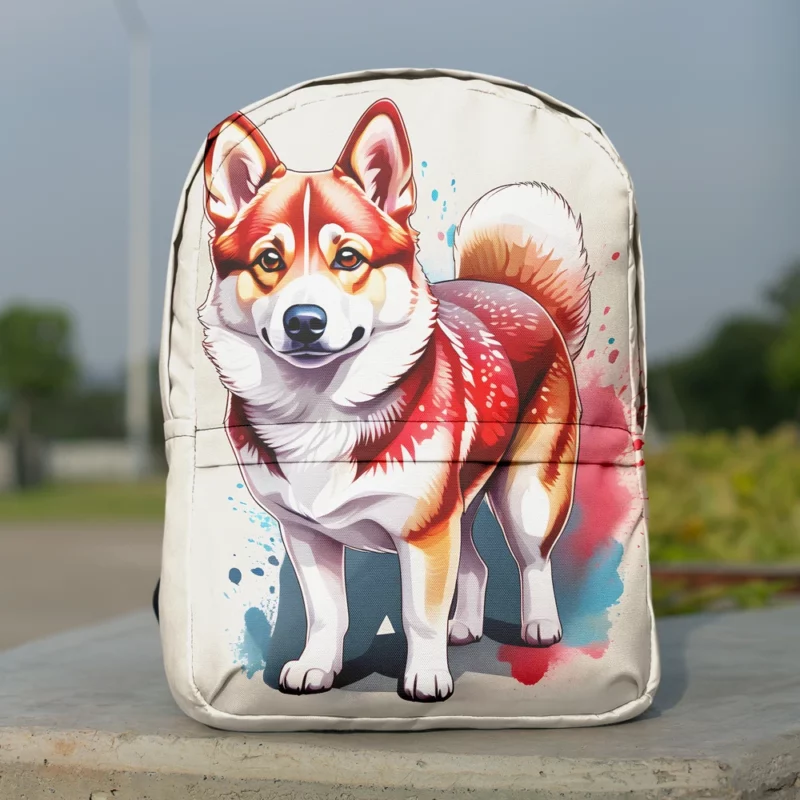 Swedish Vallhund Beauty Elegant Dog Minimalist Backpack