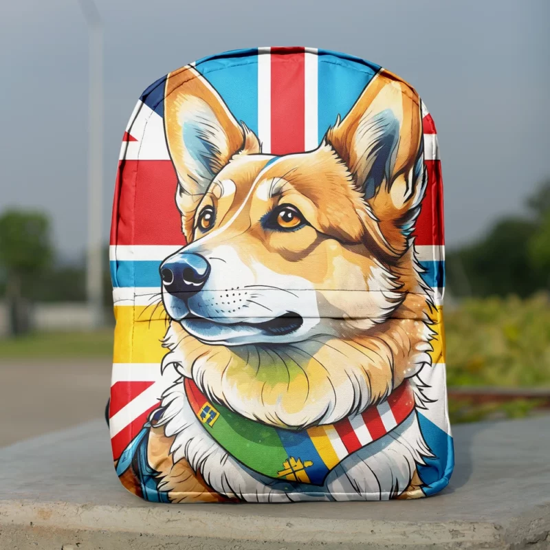 Swedish Vallhund Joy Playful Companion Minimalist Backpack