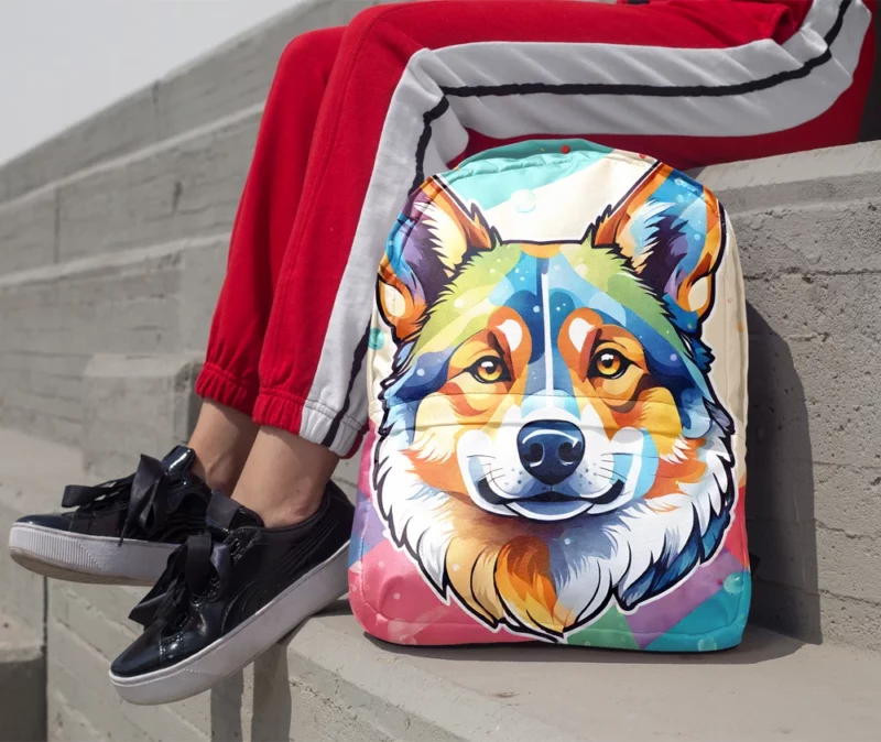 Swedish Vallhund Pal The Perfect Dog Minimalist Backpack 1