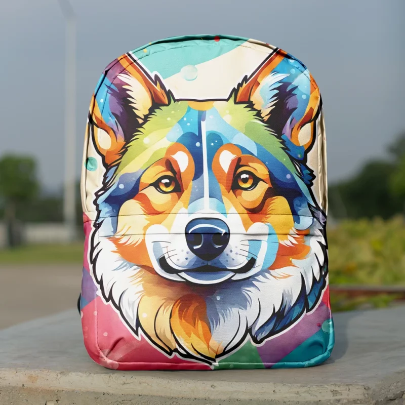 Swedish Vallhund Pal The Perfect Dog Minimalist Backpack