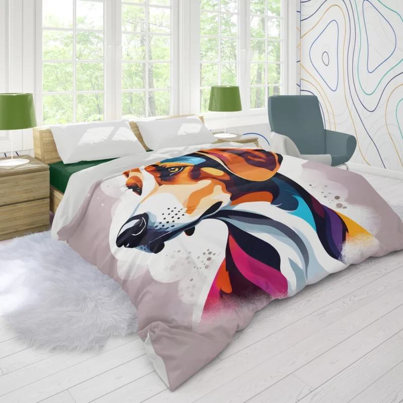 Swift American Foxhound Prowess Dog Agility Duvet Cover